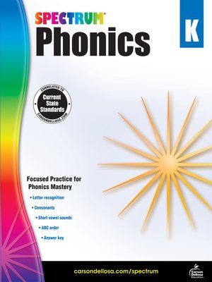cover image of Spectrum Phonics, Grade K